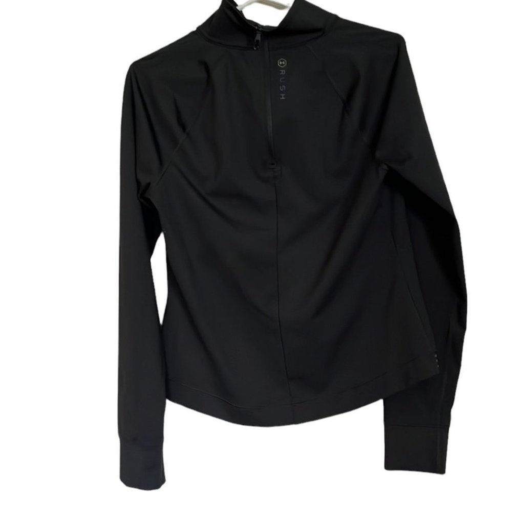 UNDER Armour black long sleeve T Zip top